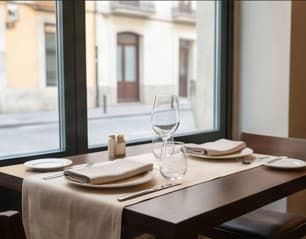 Mesa preparada